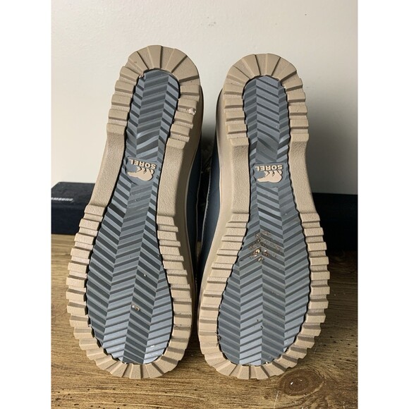 Sorel Boots Womens Size 7 Tivoli II Gray Suede Faux Fur Waterproof Snow - Picture 7 of 13